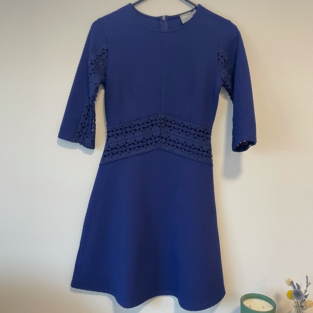Beautiful Blue A-Line Dress